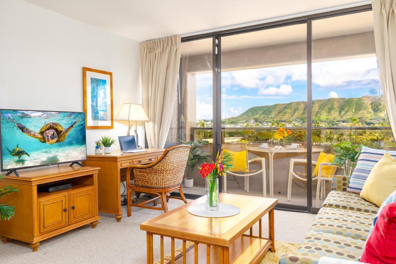 Great Diamond Head Views, 2Br Condo With Free Parking! Honolulu Ngoại thất bức ảnh